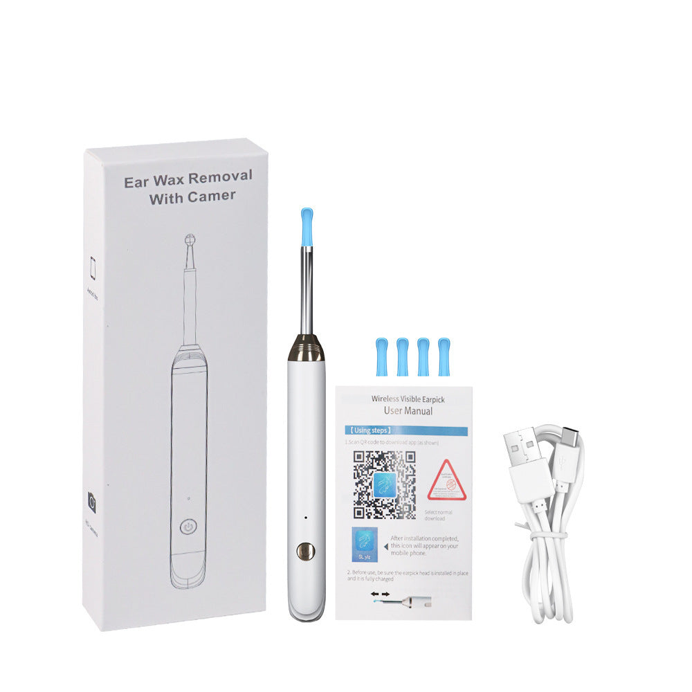 Visual Ear Spoon Cross border HD Visual Ear Picking Device Wireless WIFI Visual Ear Picking Spoon Visual Ear Picking Spoon - Korvel