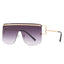 New Style One Piece Sunglasses Fashion Rimless Sunglasses Women's Trendy Sunglasses - Korvel