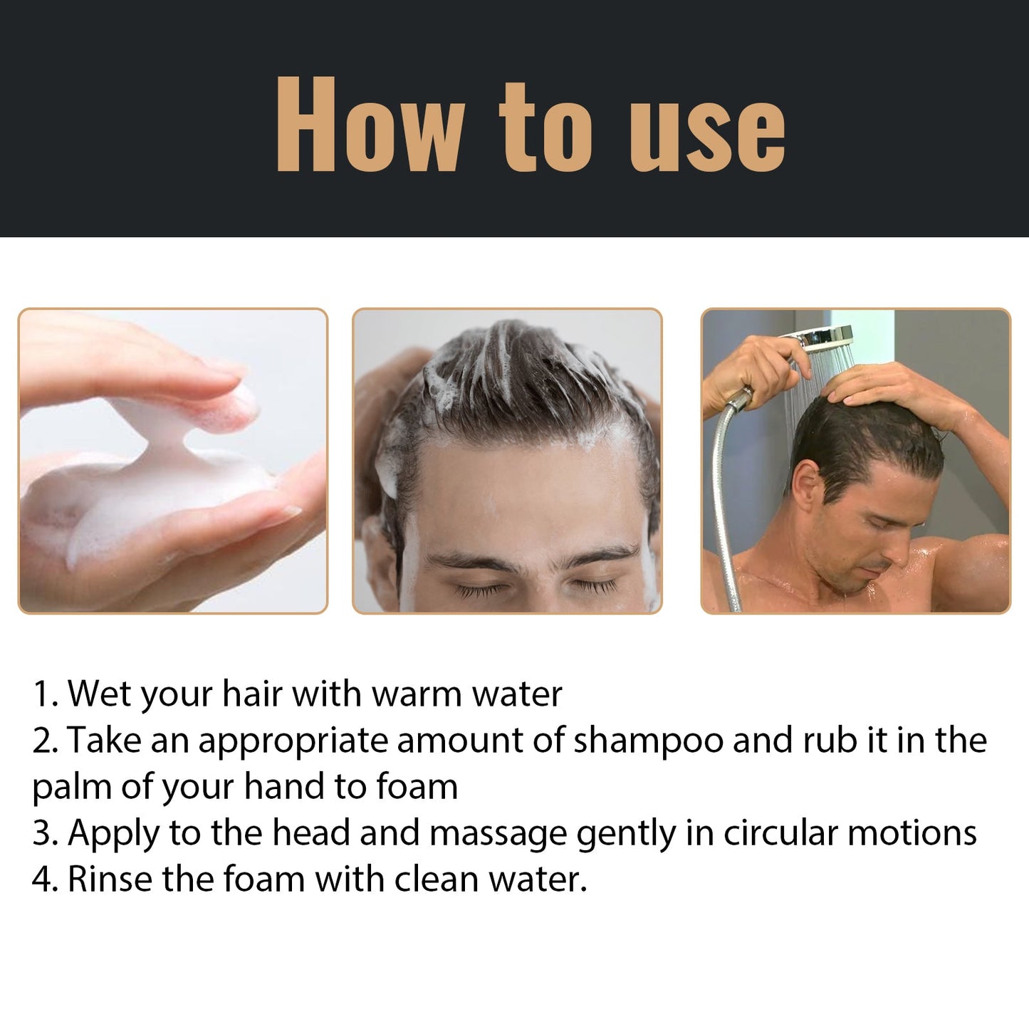 Hair Conditioner, Anti-Loss Hair Dense And Fluffy Hair Supple Strong Repair Shampoo - Korvel