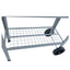 Aveyas mobile metal elevated garden bed cart, with legs, elevated flowerpot box with wheels (gray) - Korvel