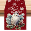 Owl Linen Table Runner for Festive Dining