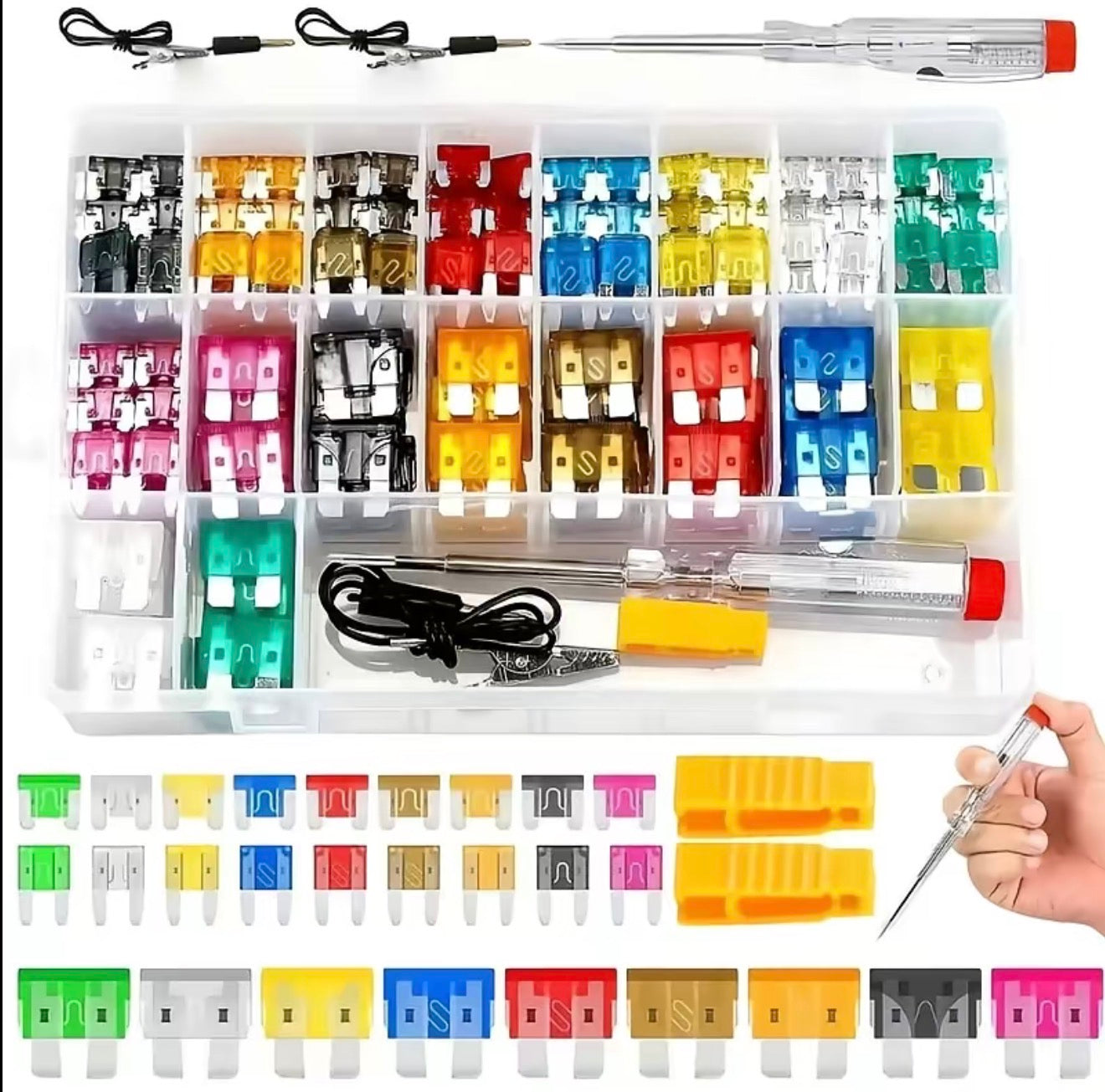 Kit Maestro AutoFuse - Asortimento Completo de Fusibles Automotrices