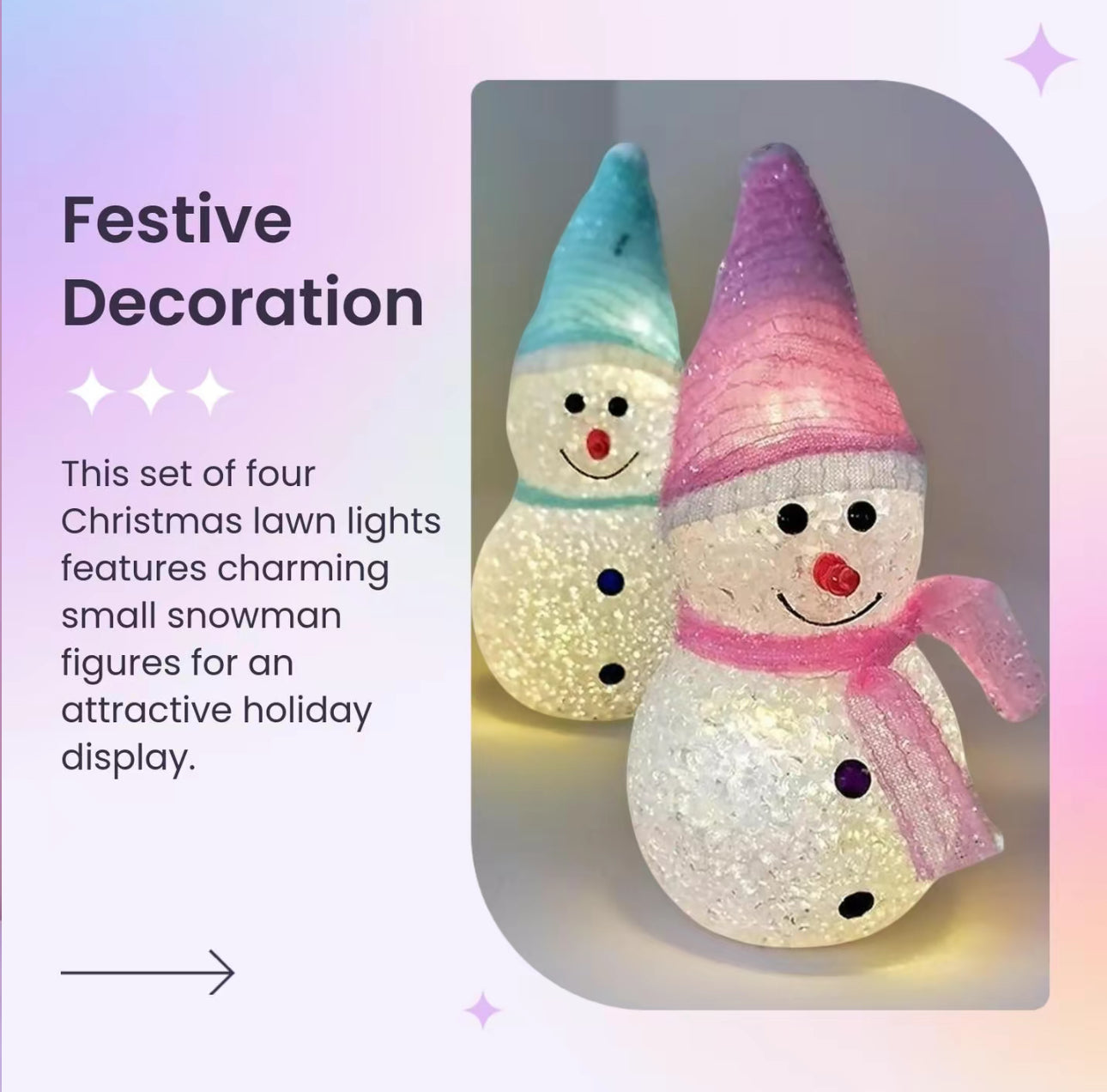 GlowFest Christmas Lawn Lights - Korvel
