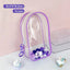 Labubu High Transparency PVC Storage Bag for Travel