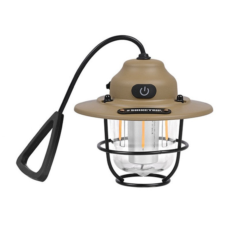 Pinecone Retro Camping Light with Type-C Charging