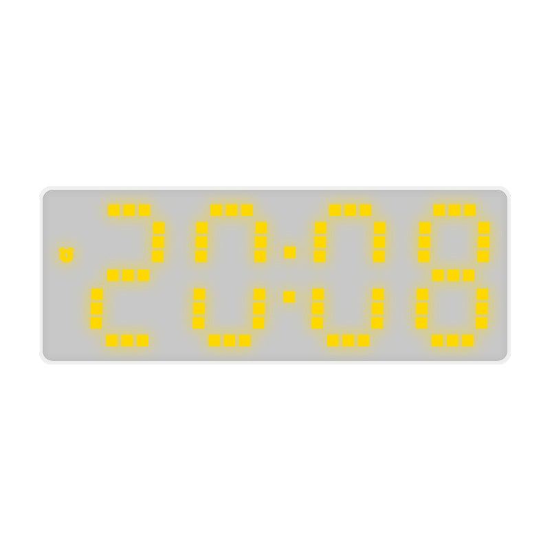 Simple Style LED Electronic Alarm Clock Battery and Plug-in Dual-use Timepiece Yida Time - Korvel