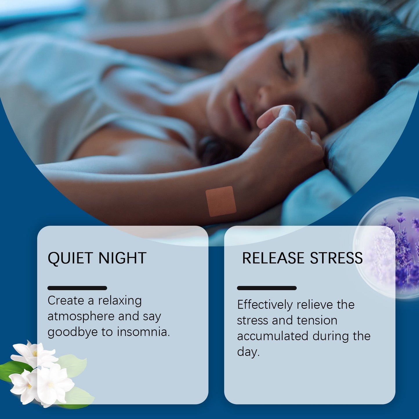 Lavender Scented Herbal Sleep Patch