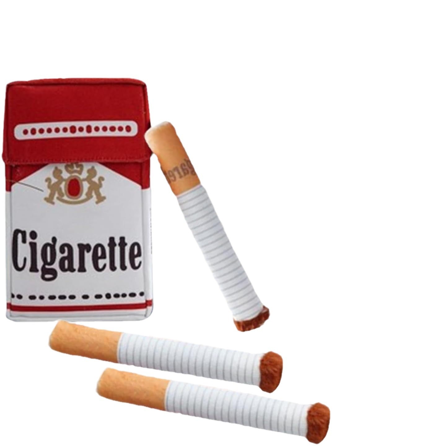 Dog cigarettes with box, sound making toys, pet toys, bite resistant and grinding plush toys, cat supplies - Korvel