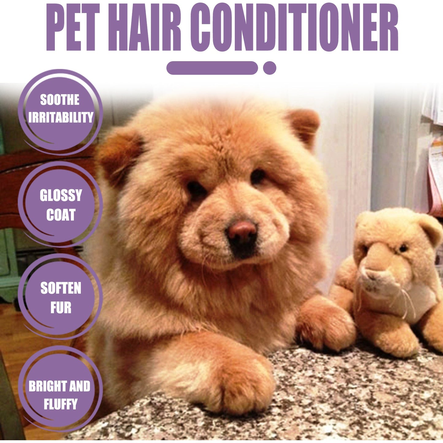 Après-shampooing Fluffy Soft pour animaux de compagnie