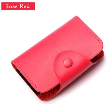 Billetera de Cuero Genuino para Hombres y Mujeres