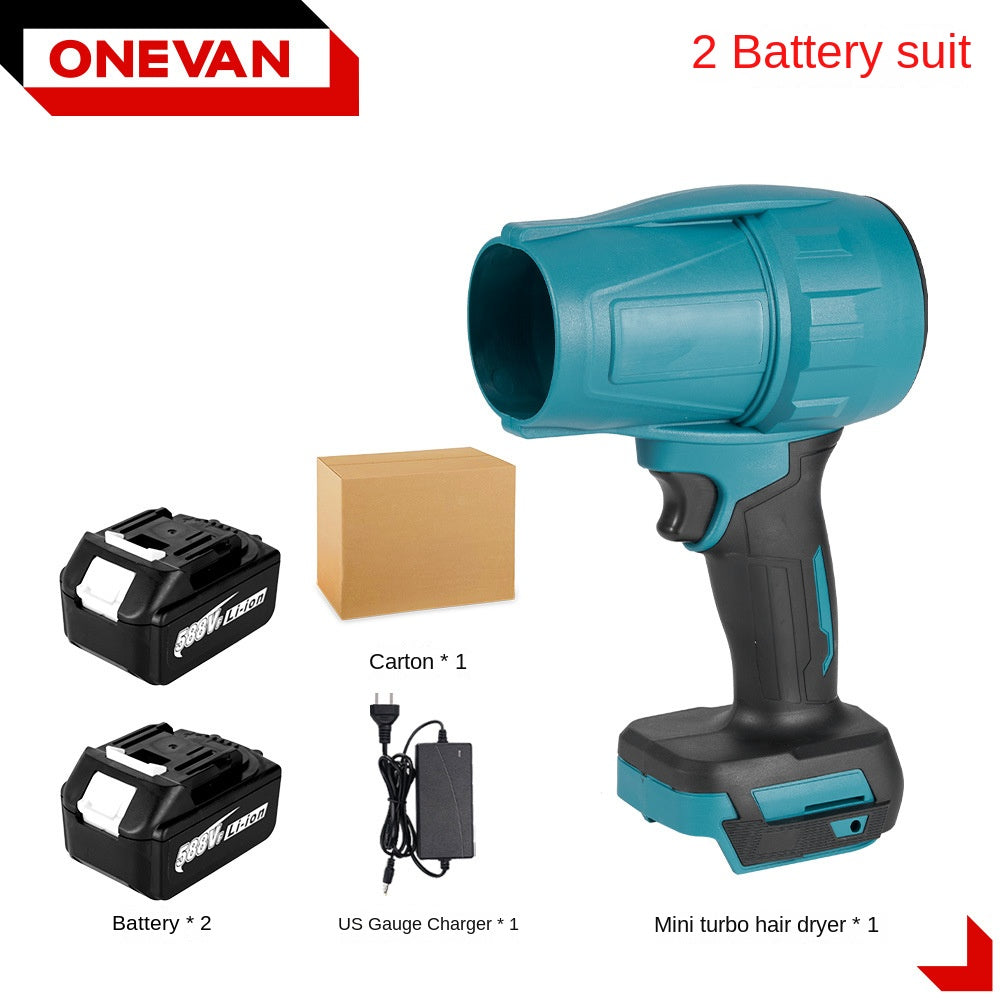 Brushless turbocharged storm blower and snow blower compatible with Makita battery 18V high power - Korvel