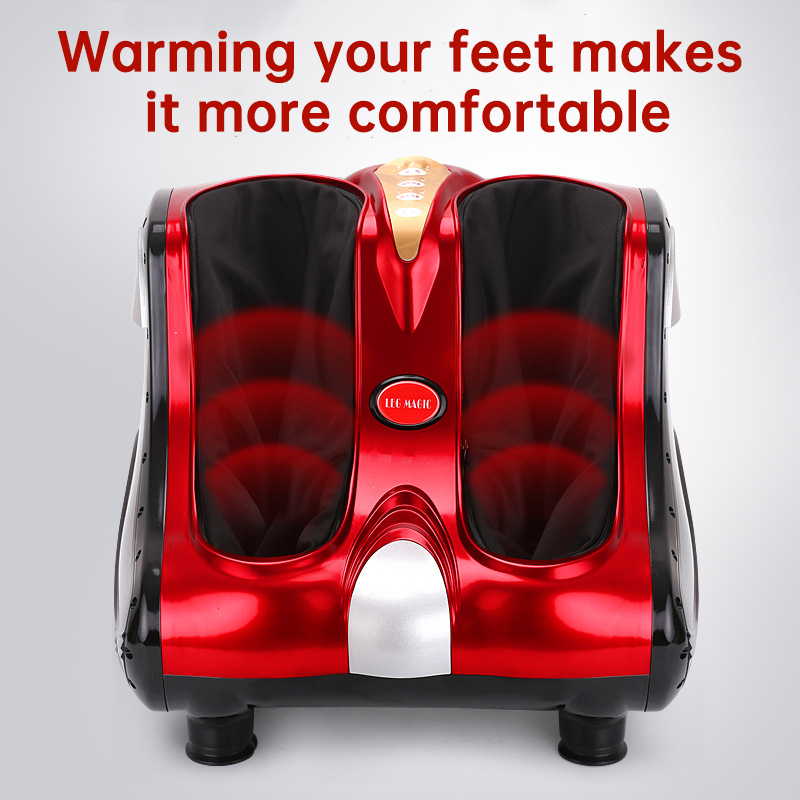 Full-Coverage Heating Smart Massager for Foot and Leg Therapy: Acupoint Massaging Device for Foot, Leg, and Sole Wellness - Korvel