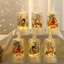 Christmas led electronic candle light Christmas snowman elk decoration luminous night light atmosphere light ornaments - Korvel