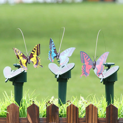 Solar Butterfly, Hummingbird, Horticulture, Countryside Mall, Shop Decoration Toys, Electric Flying Simulation Butterflies - Korvel