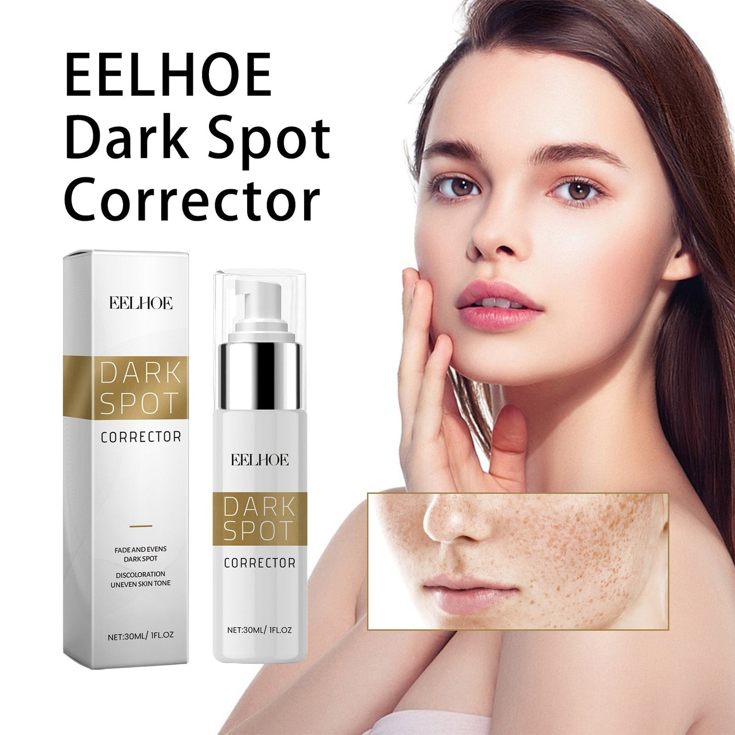 Dark Spot Corrector, Moisturizing And Gently Lightening Uneven Skin Tone Repair Dull Apply Cream - Korvel