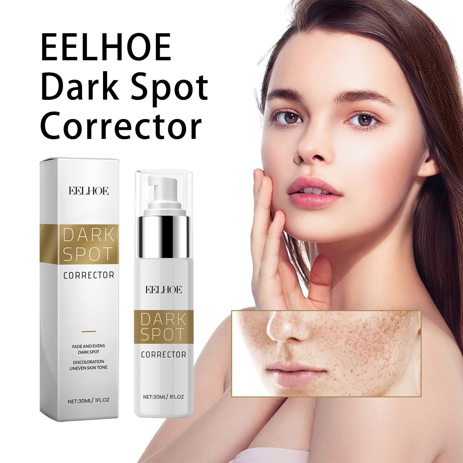 Dark Spot Corrector, Moisturizing And Gently Lightening Uneven Skin Tone Repair Dull Apply Cream - Korvel
