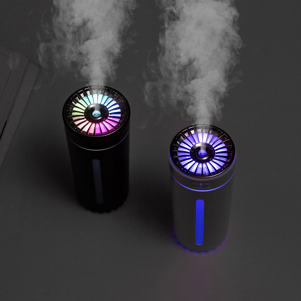 Humidificador de Aromaterapia Portátil USB para Coche con Luz Nocturna