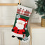 Christmas Day Decoration Cartoon Old Man Elk Snowman Window Decoration Cute Home Christmas Style Gift Bag Hanging Socks - Korvel