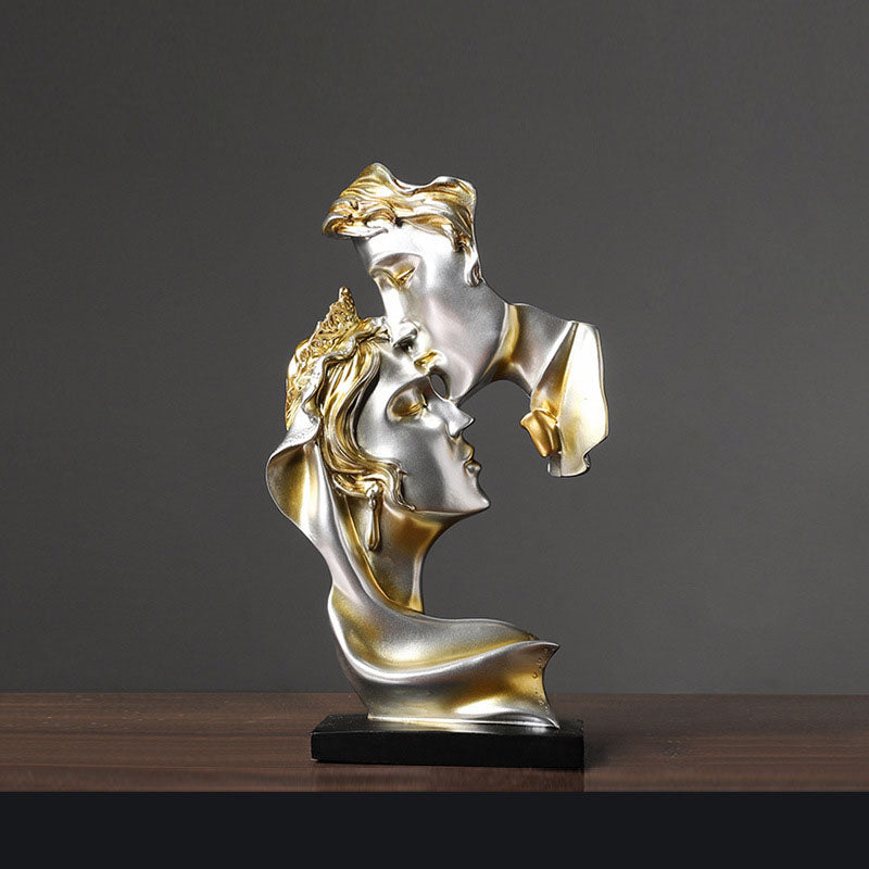 Abstract art couple decoration living room wine cabinet study decoration figure sculpture handicrafts - Korvel