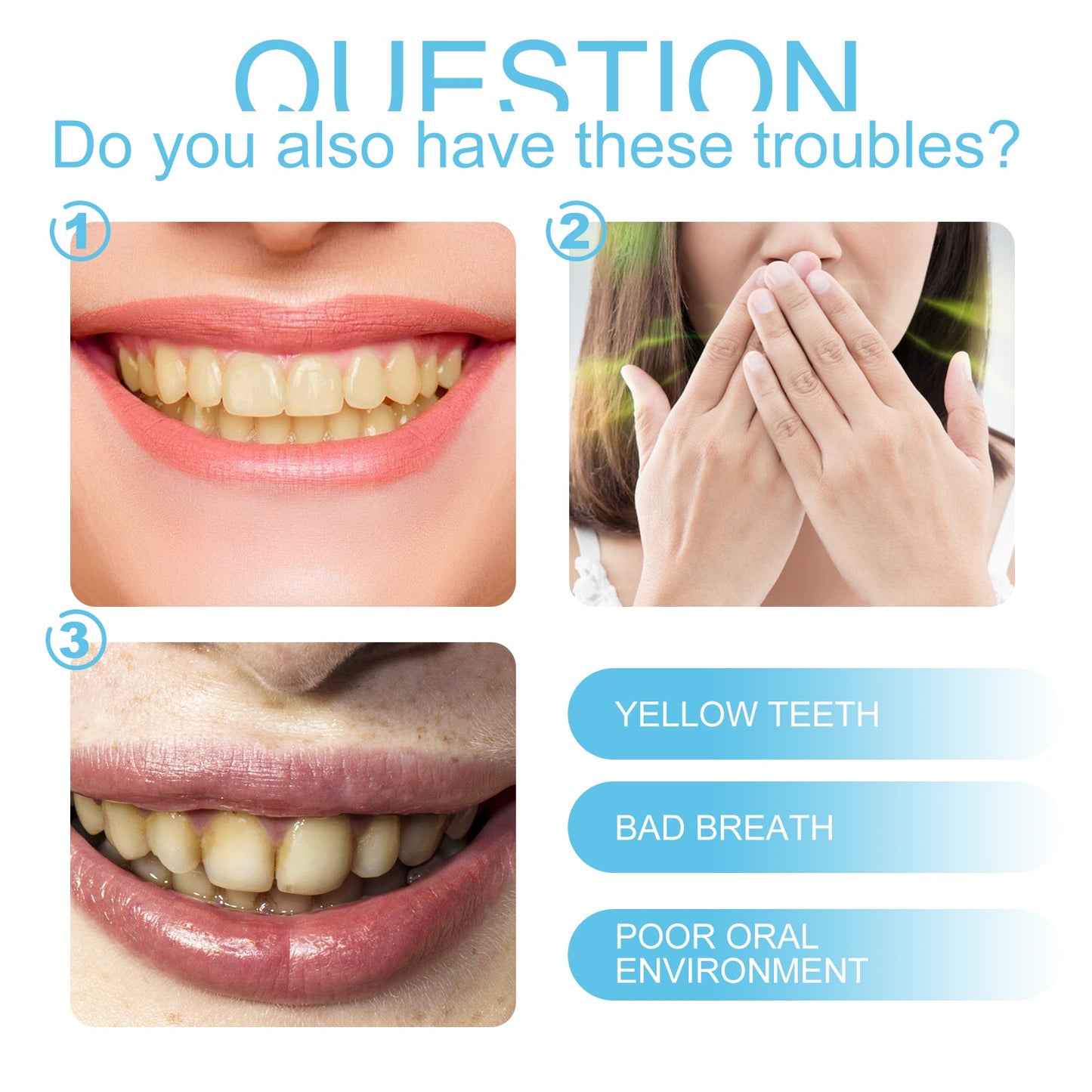 Probiotic Brightening Toothpaste for Oral Care