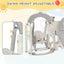 Toddler Slide and Swing Set 7 in 1, Kids Playground Climber Slide Playset with Basketball Hoop Freestanding  Combination - Korvel