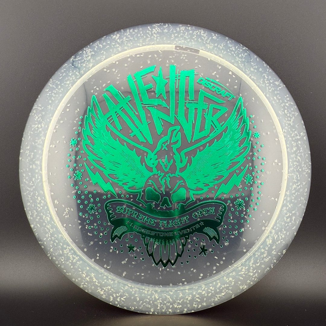 Glo Confetti CryZtal Avenger - Premium Disc Golf Driver