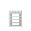 Storage Rack Storage Organiser in the Entryway Economical Home Shoe Rack Multi-Layer Shoe Cabinet (White) - Korvel