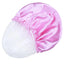 Premium Reusable Shower Caps for Women - 4 Pack