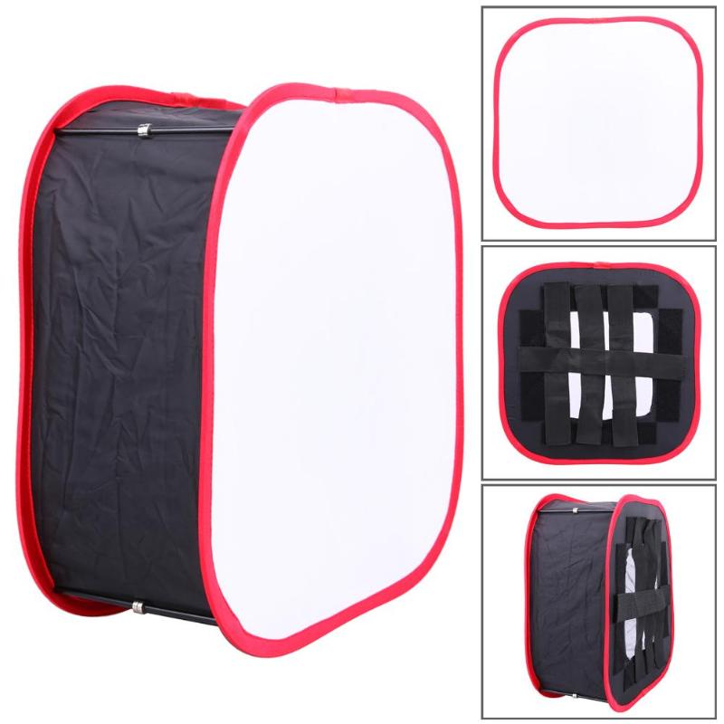 Universal Foldable Collapsible Portable Softbox Diffuser LED Soft Lamp Light Cover Box Digital Camera Photography Studio Tools - Korvel