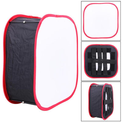 Universal Foldable Collapsible Portable Softbox Diffuser LED Soft Lamp Light Cover Box Digital Camera Photography Studio Tools - Korvel