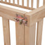 Full Size Wood Daybed Frame with Fence Natural(OLD SKU:WF289662AAM) - Korvel