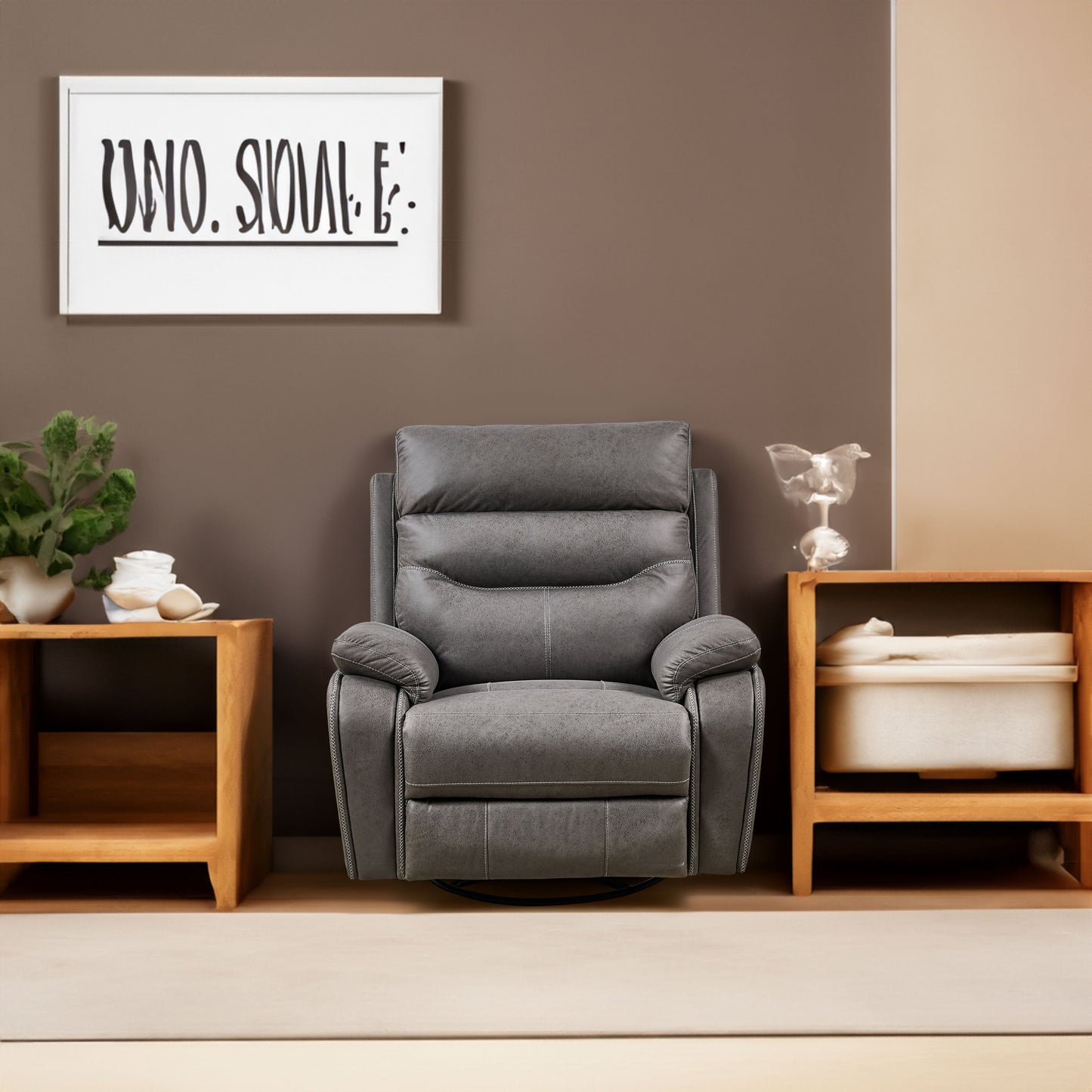 Sillón Reclinable Giratorio Rocking Dual OKIN de Liyasi