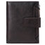 Men's short genuine leather wallet first layer cowhide Korean style fashion casual wallet driver's license wallet father's day gift - Korvel