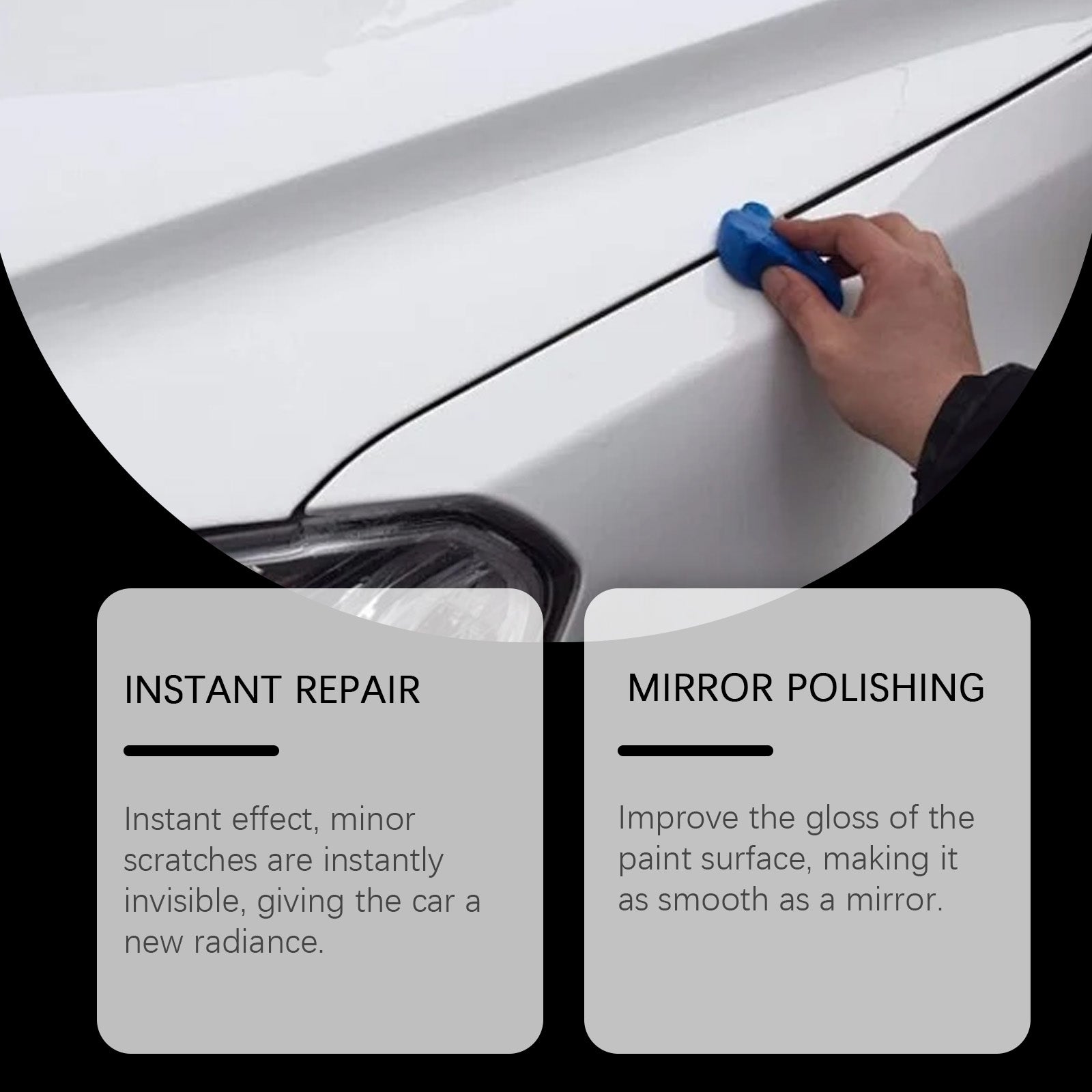 Automotive Scratch Coating Paste, Car Paint Polishing Maintenance Antifouling Repair Paint Decontamination Wax - Korvel