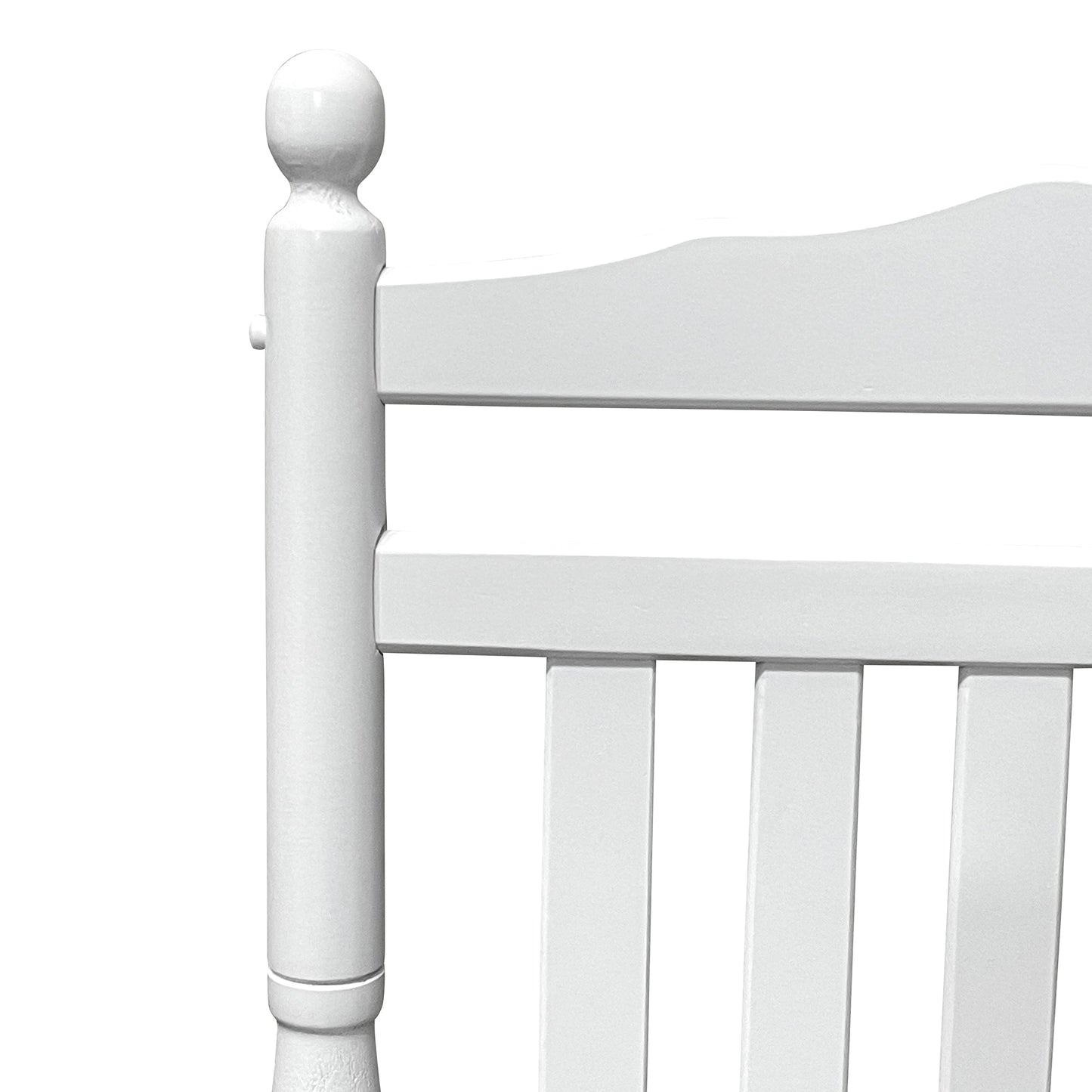 Premium White Balcony Porch Rocking Chair