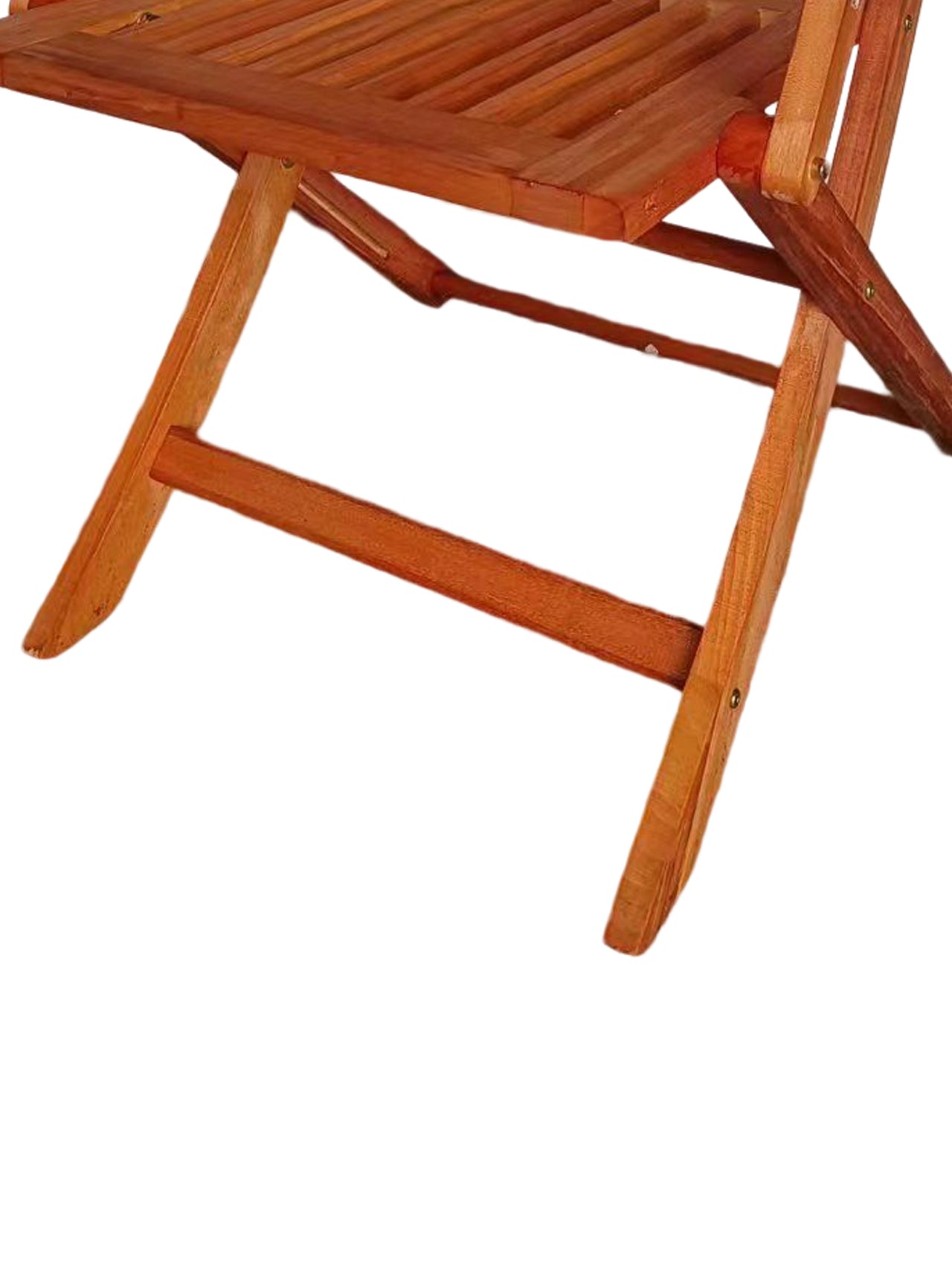 Foldable Patio Dining Set 4 Folding Chairs Indoor and outdoor universal Teak - Korvel