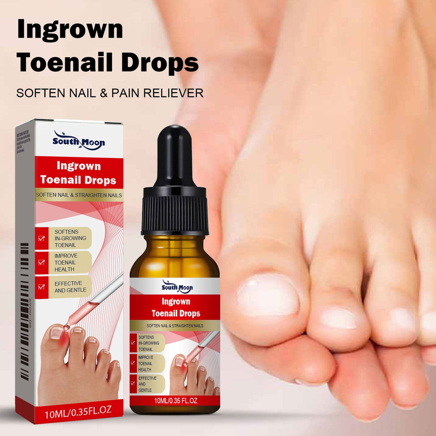 Toenail Repair Essence Moisturizes, Restores And Cleanses Foot Nails And Brightens With Essential Oil - Korvel