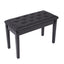 Elegant Piano Bench with Padded Cushion & Storage Compartment
