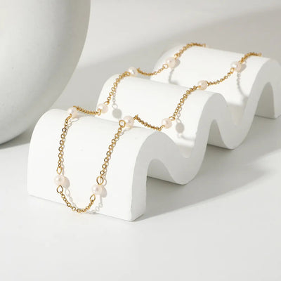Freshwater Pearl 18K Gold-Plated Necklace - Korvel