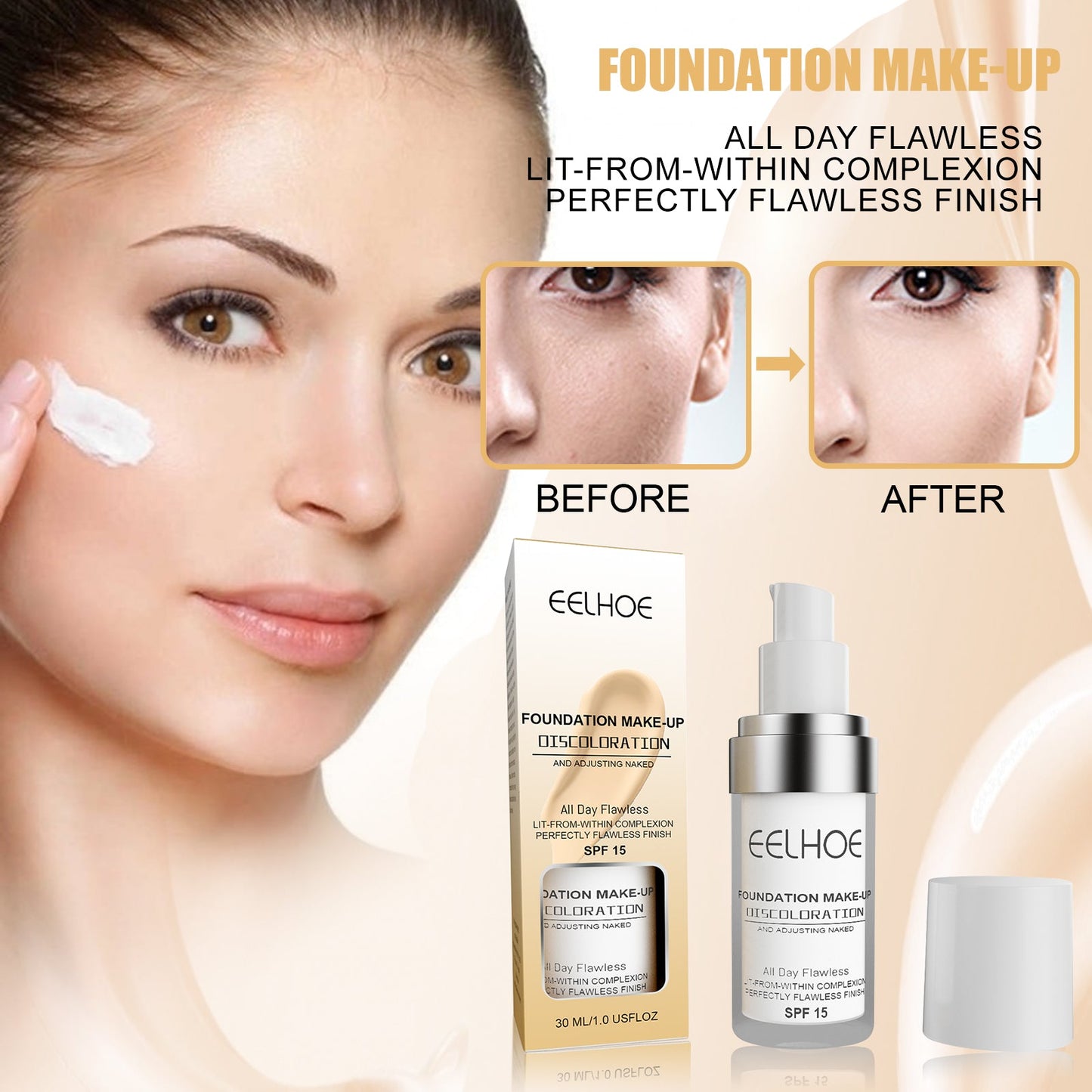 Color-Changing Liquid Foundation Concealer