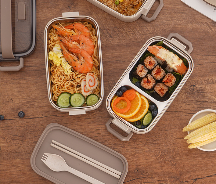 Premium Microwaveable Stainless Steel Lunch Box with Lid