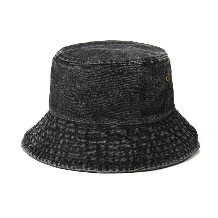 Premium Washed Denim Fisherman Hat for All Seasons