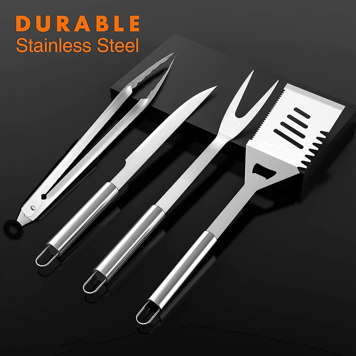 Apron Bakeware 39-Piece BBQ Grilling Utensils Set Baking Utensils - Korvel