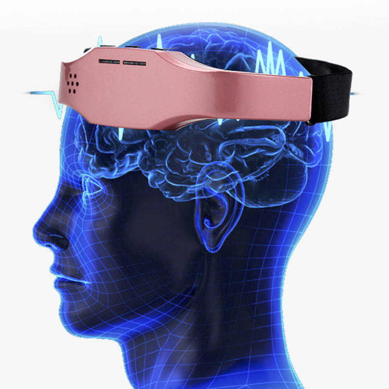 Sleep aid insomnia black pink white gold smart electrotherapy Ems sleep aid device portable massager - Korvel