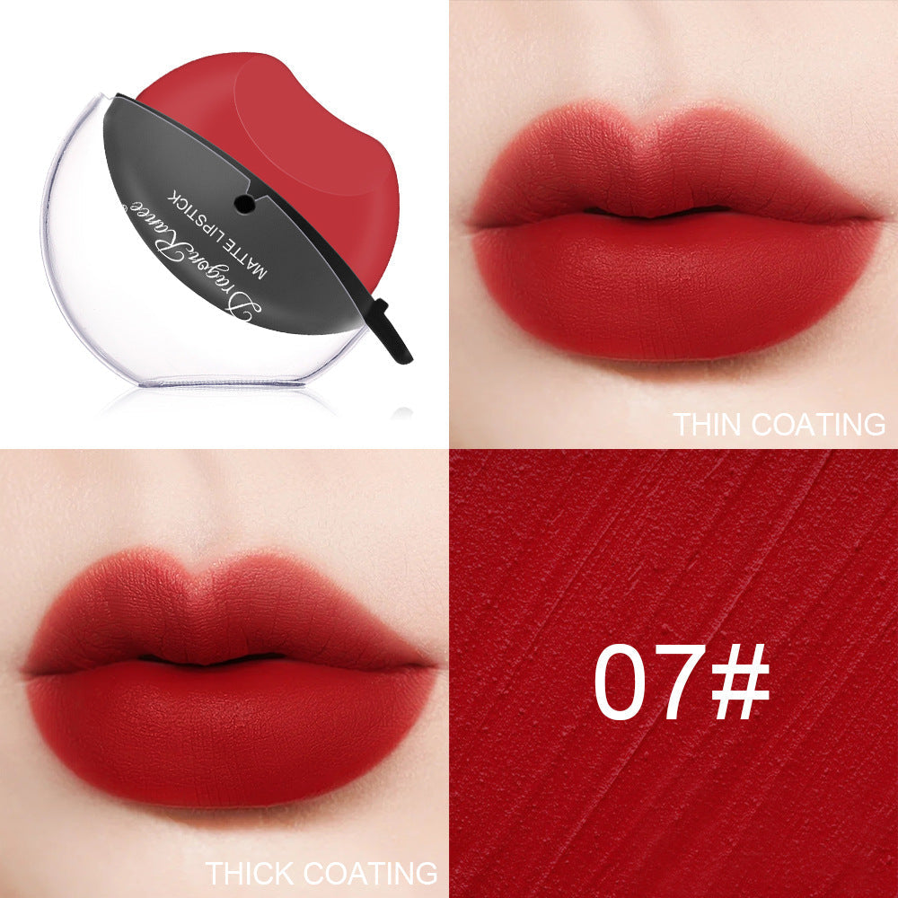 Sip Into Makeup Lazy Lip Lipstick Lipstick Is Not Easy To Fade Matte Makeup Effect Matte Lipstick Big Red Lipstick - Korvel