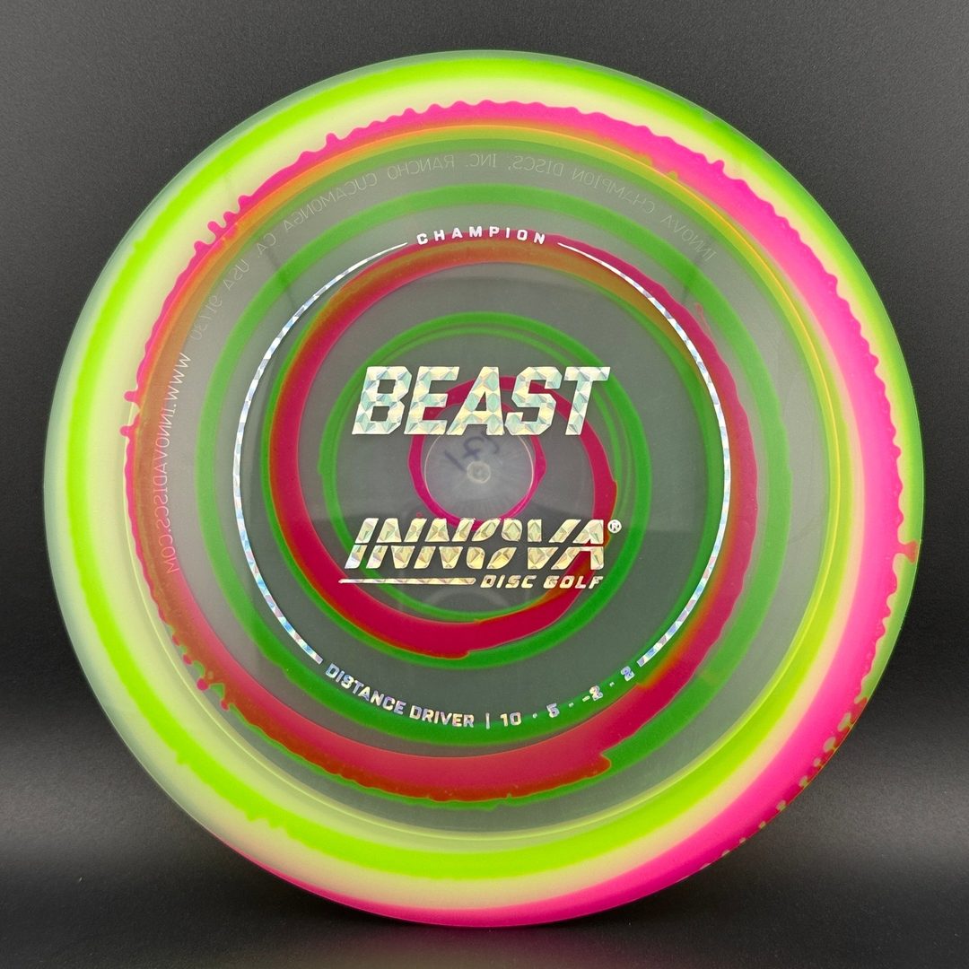 I-Dye Champion Beast Disc Golf Driver