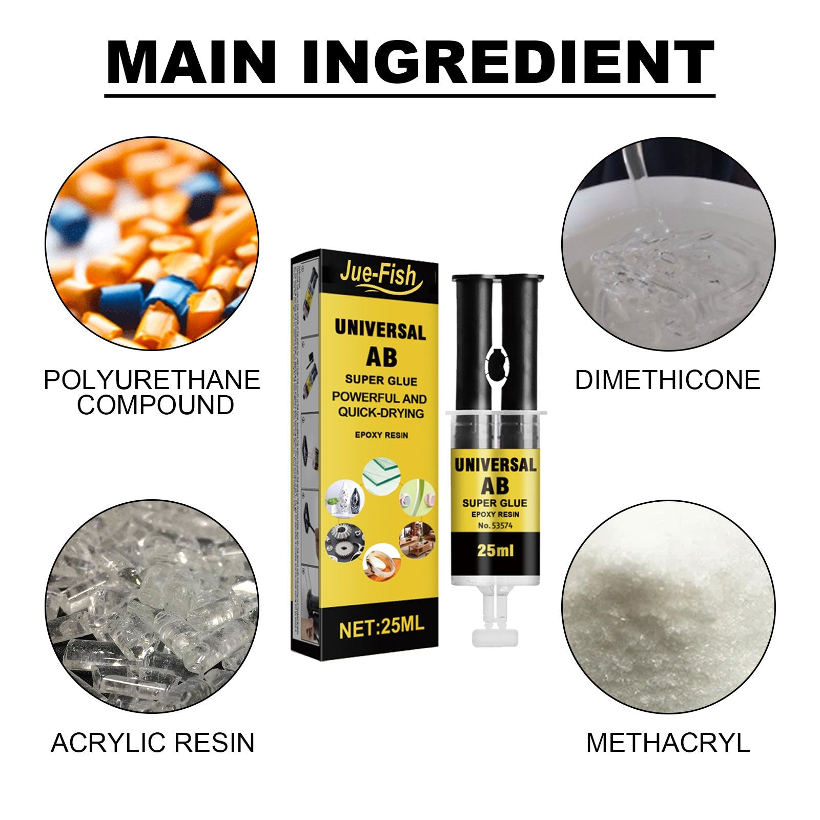 Casting Adhesive, Epoxy Resin AB Adhesive Waterproof And High Temperature Resistant Multi-functional Metal Crack Repair Adhesive - Korvel