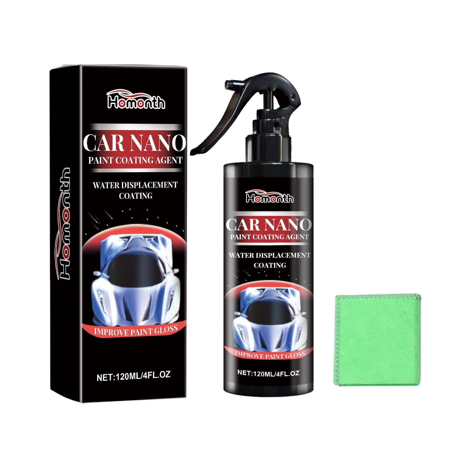 Car Nano Paint Coating Agent, Maintenance Paint Decontamination Brightening Automotive Coating Coating Spray For All Vehicles - Korvel