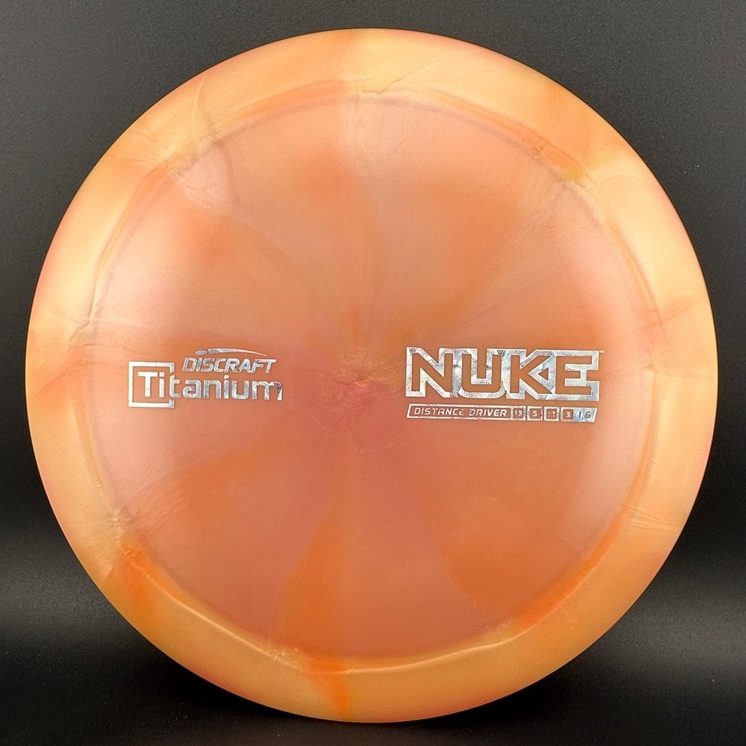 Titanium Swirl Nuke Disc Golf Driver
