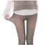 Insulated Tights Thermal Stockings Leggings Woman Thermal Fleece Lined Tights Sexy Warm Winter Women Socks Black Coffee Grey - Korvel